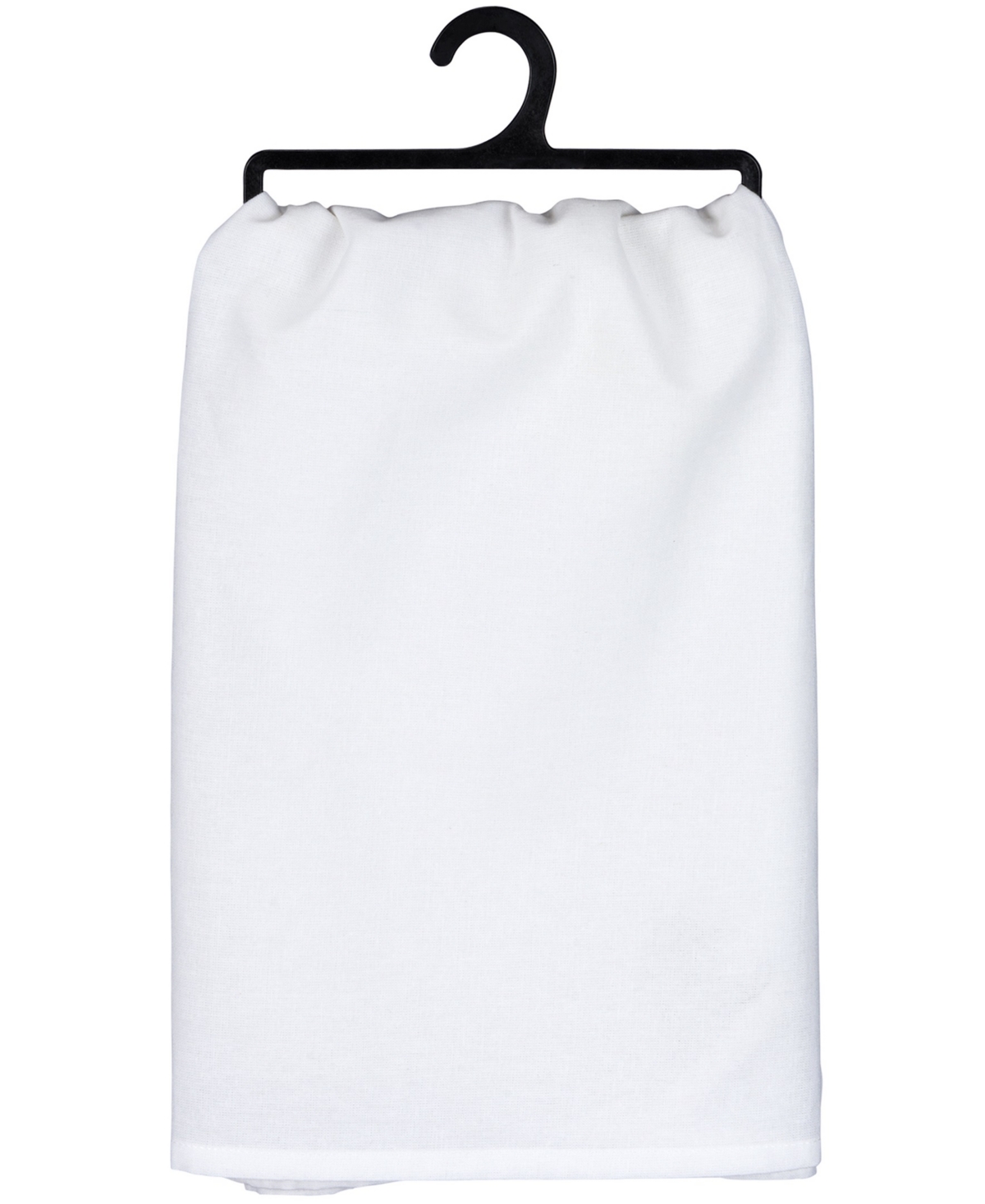 Primitives By Kathy Your Ornaments Are History Cat Kitchen Towel In White