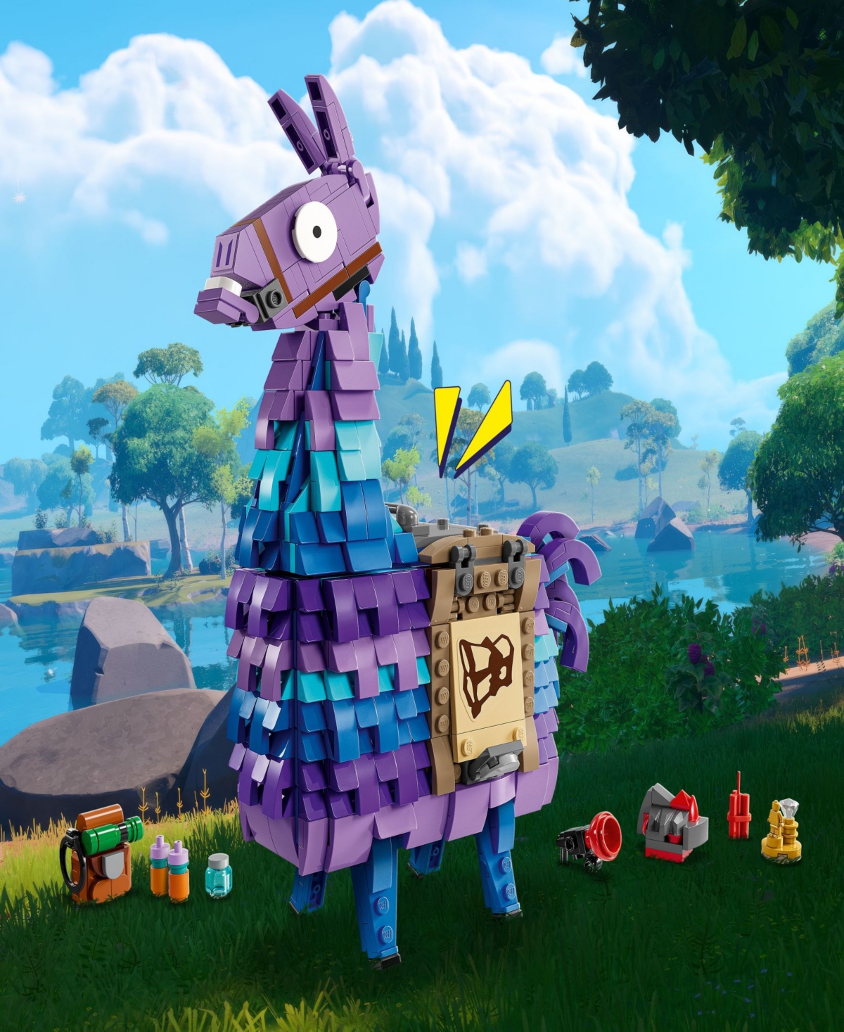 Lego Fortnite Supply Llama Video Game Toy In Multi