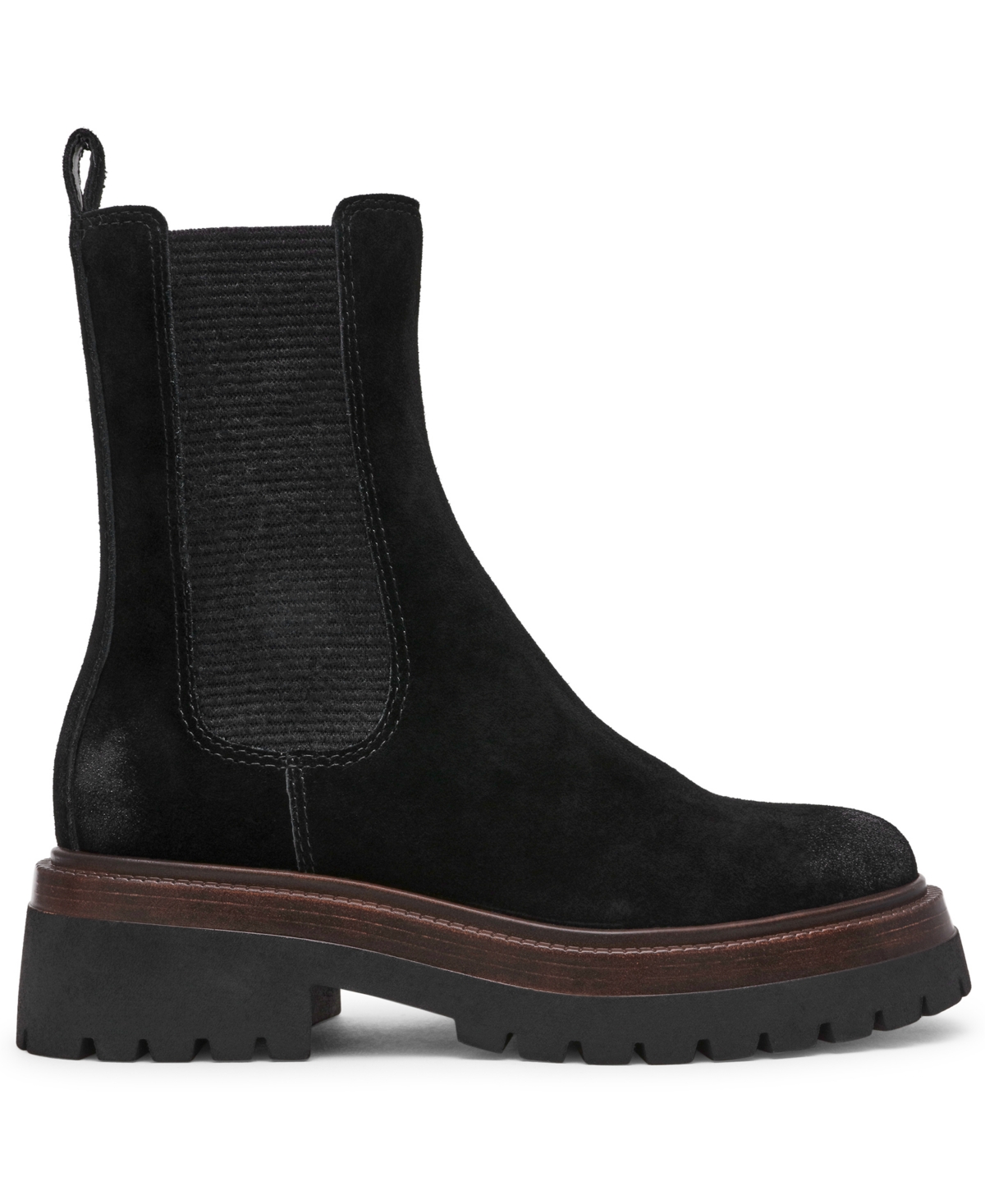 Steve Madden Women's Blitzen Lug-sole Chelsea Booties In Black