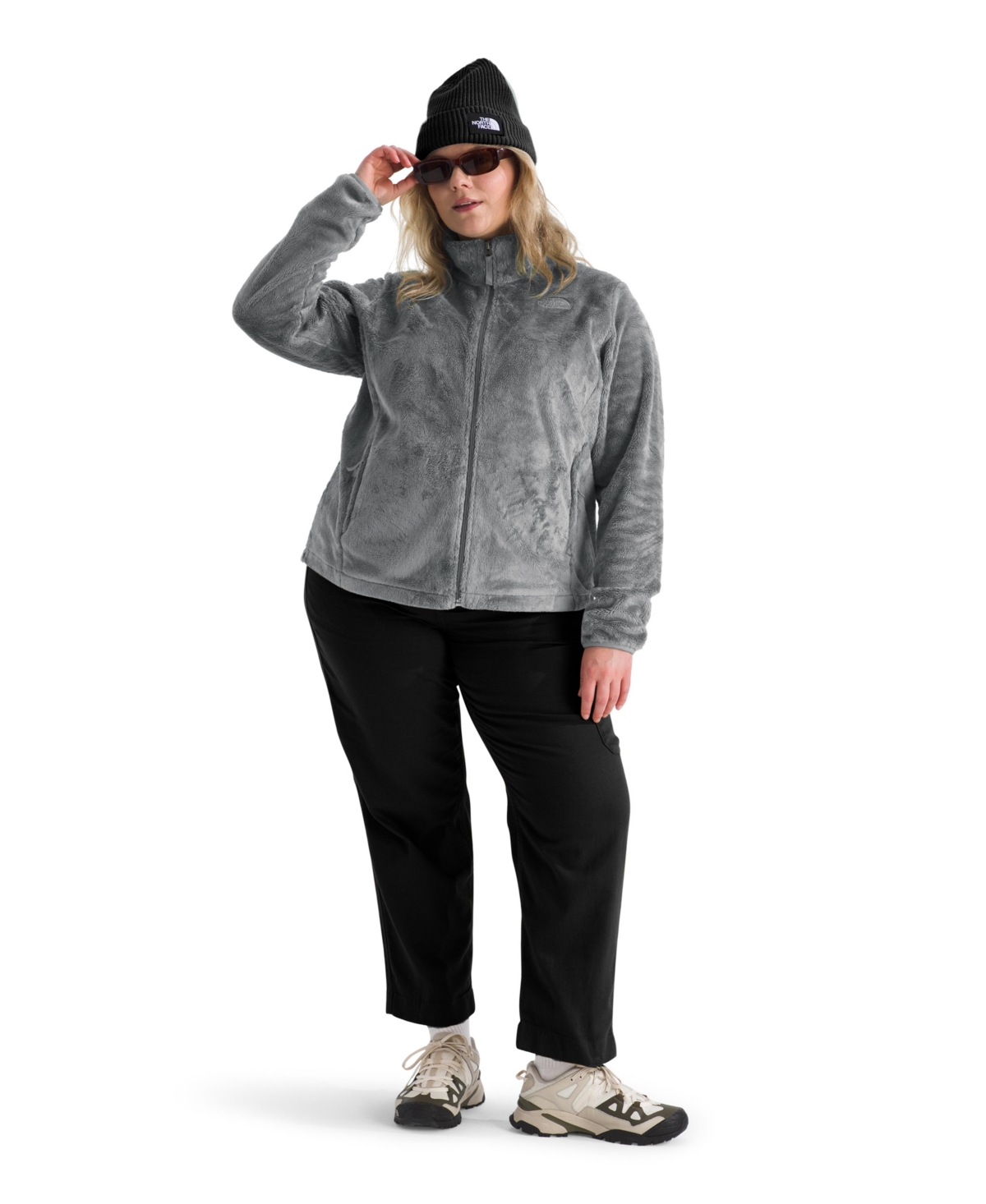 The North Face Women's Osito Fleece Jacket, Xs-3x In Gray