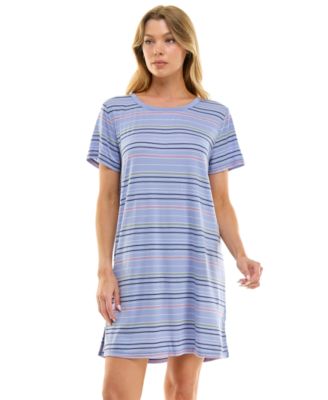 Women's Short Sleeve Printed Sleepshirt