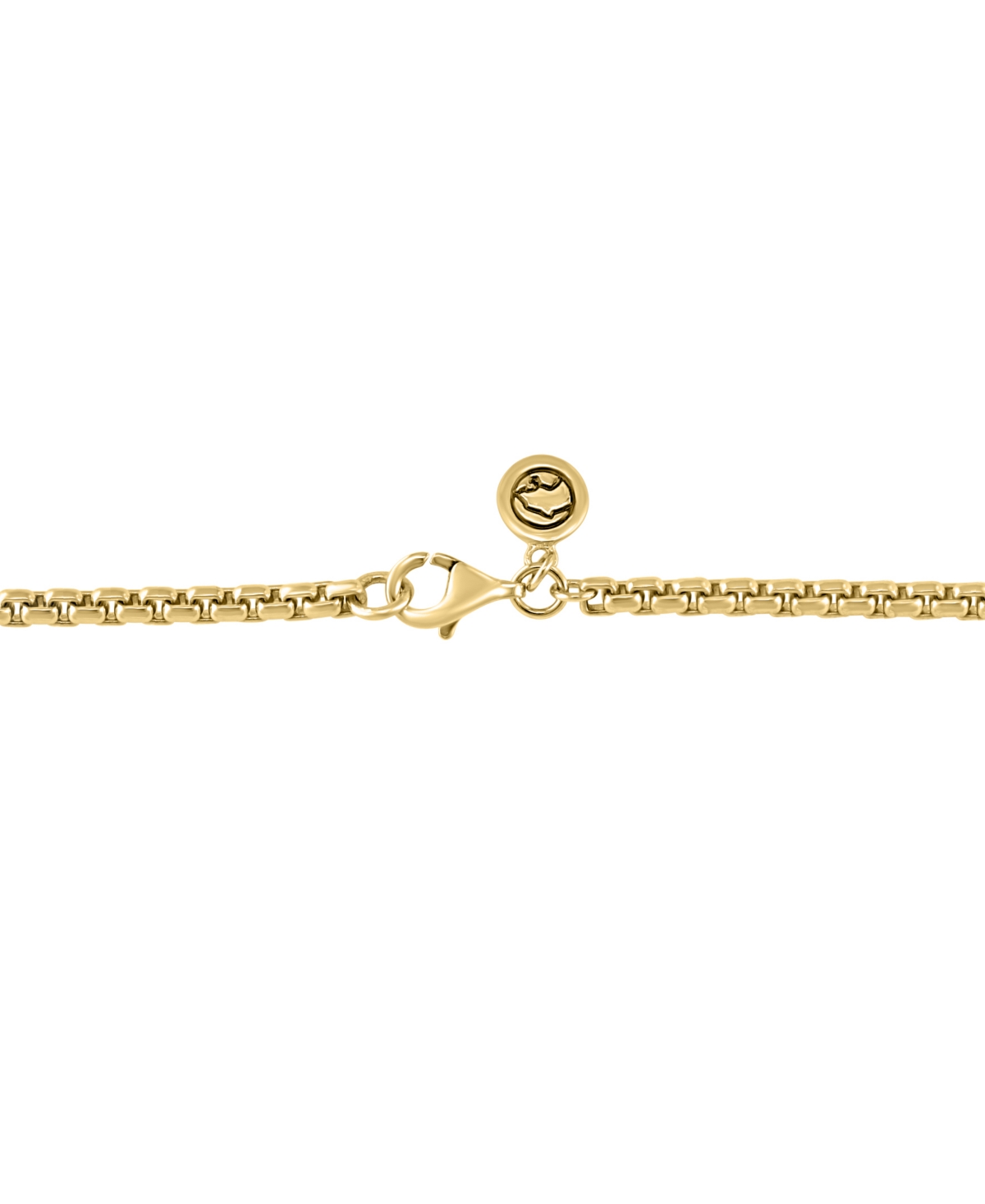 Effy Collection White Zircon Pendant Necklace (3/4 Ct. T.w.) In 14k Gold Plated Silver In Gold