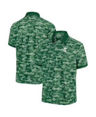 Tommy Bahama - Men's Green Michigan State Spartans Sport Bay View IslandZone Polo Shirt