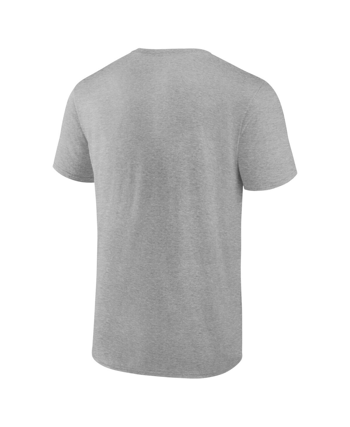 Fanatics Men's Gray Florida Gators Double Stripe Fame T-Shirt