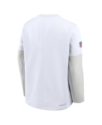 Men's White Dallas Cowboys Sideline Scripted to Win Performance Long Sleeve T-Shirt