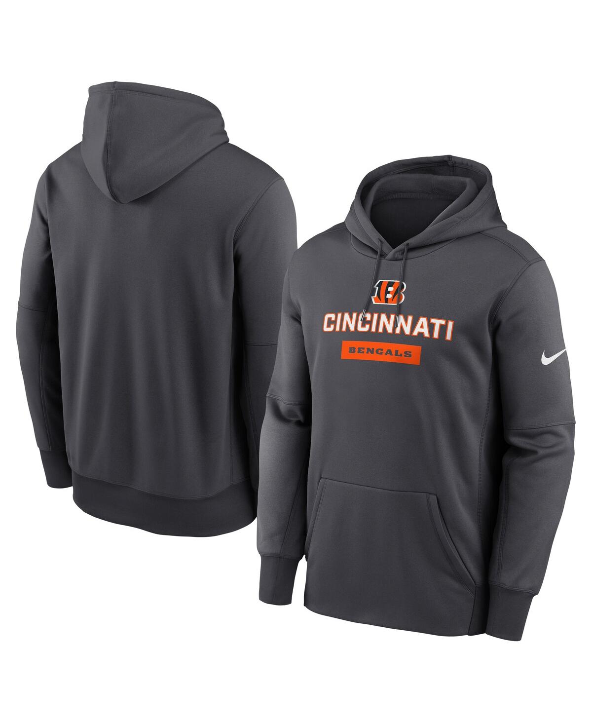 Nike Men's Cleveland Browns Toss Sweep Menâs  Therma Nfl Pullover Hoodie In Gray