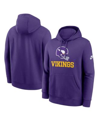 Nike - Men's Purple Minnesota Vikings Best Season Rewind Club Pullover Hoodie