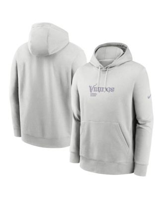 Nike - Men's Gray Minnesota Vikings Edge Pack French Terry Club Pullover Hoodie