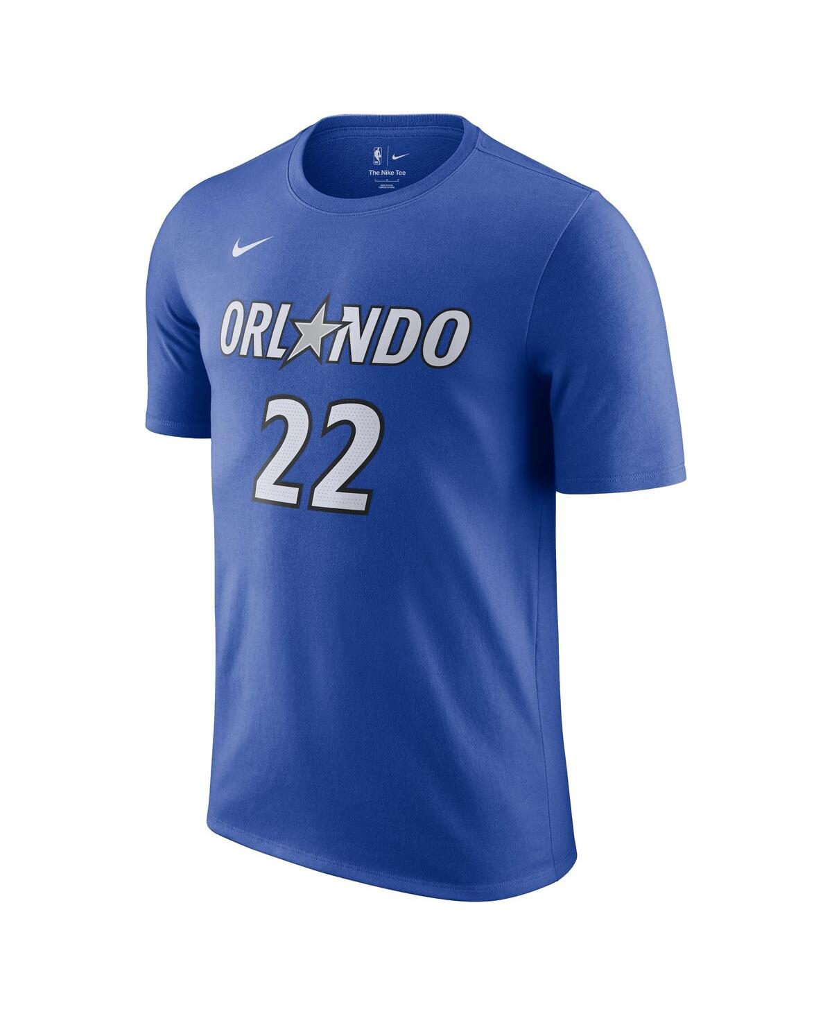 Nike Men's Franz Wagner Blue Orlando Magic Icon Edition Name Number T-Shirt
