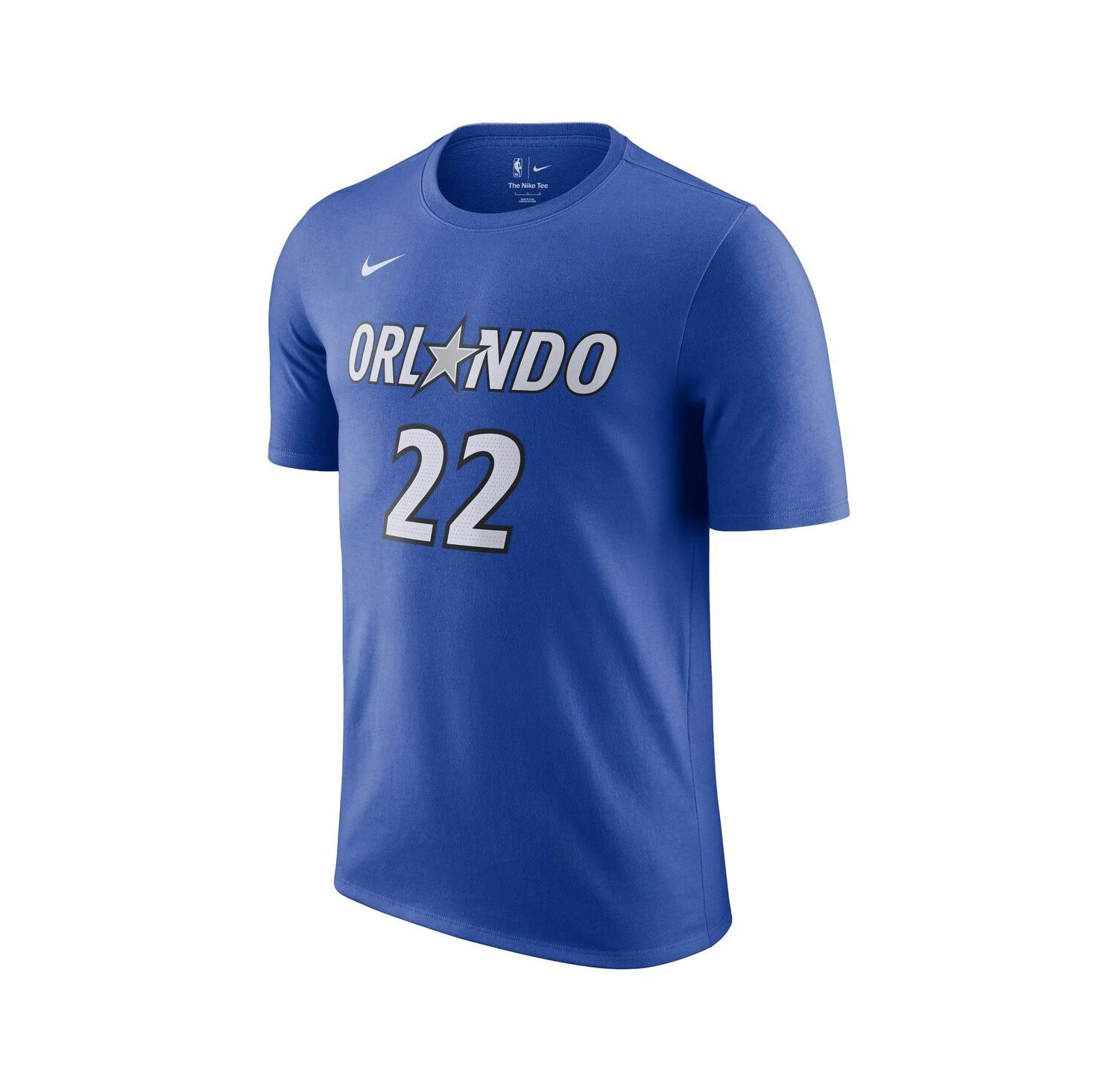 Men's Franz Wagner Blue Orlando Magic Icon Edition Name & Number T-Shirt