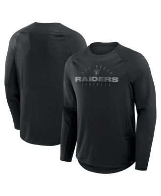 Fanatics - Men's Black Las Vegas Raiders Coverage Scheme Long Sleeve T-Shirt