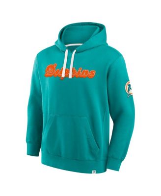 Men's Aqua Miami Dolphins New Horizons Heritage Pullover Hoodie