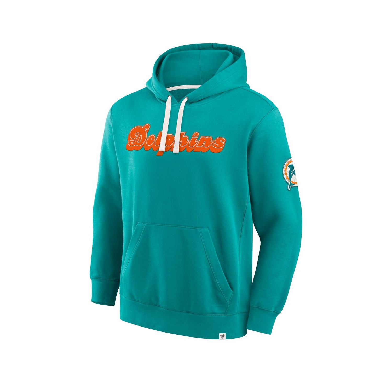 Men's Aqua Miami Dolphins New Horizons Heritage Pullover Hoodie