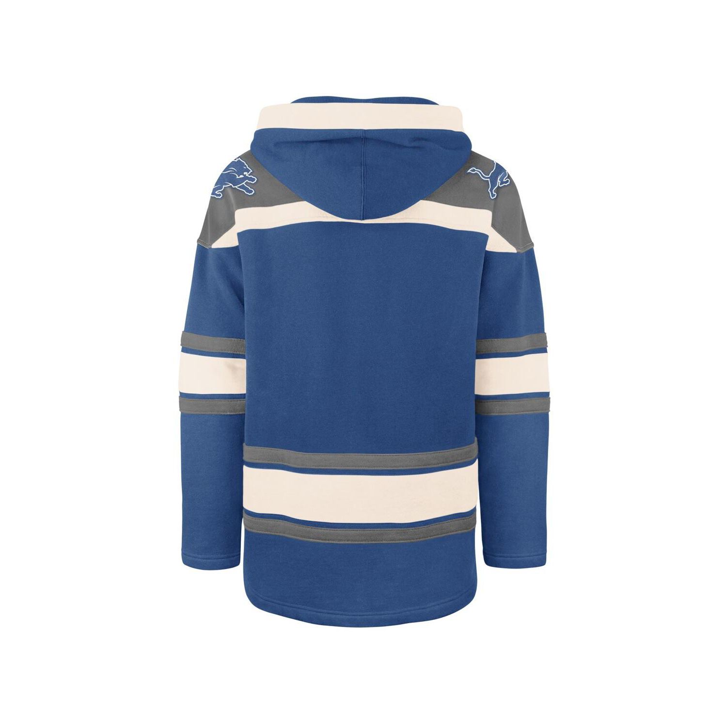 Men's Blue Detroit Lions Superior Lacer Hoodie