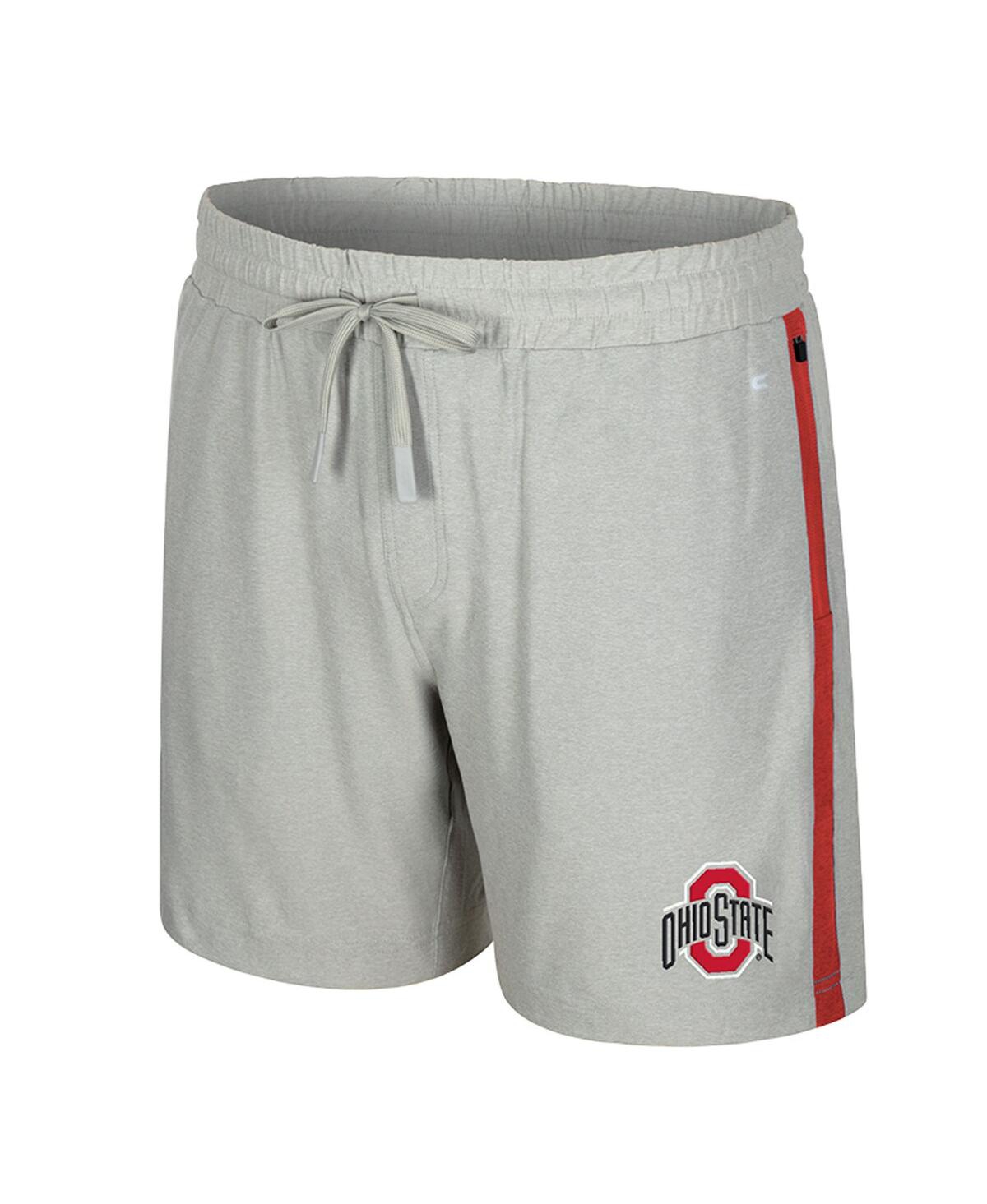 Colosseum Men's Gray Ohio State Buckeyes Mac Shorts