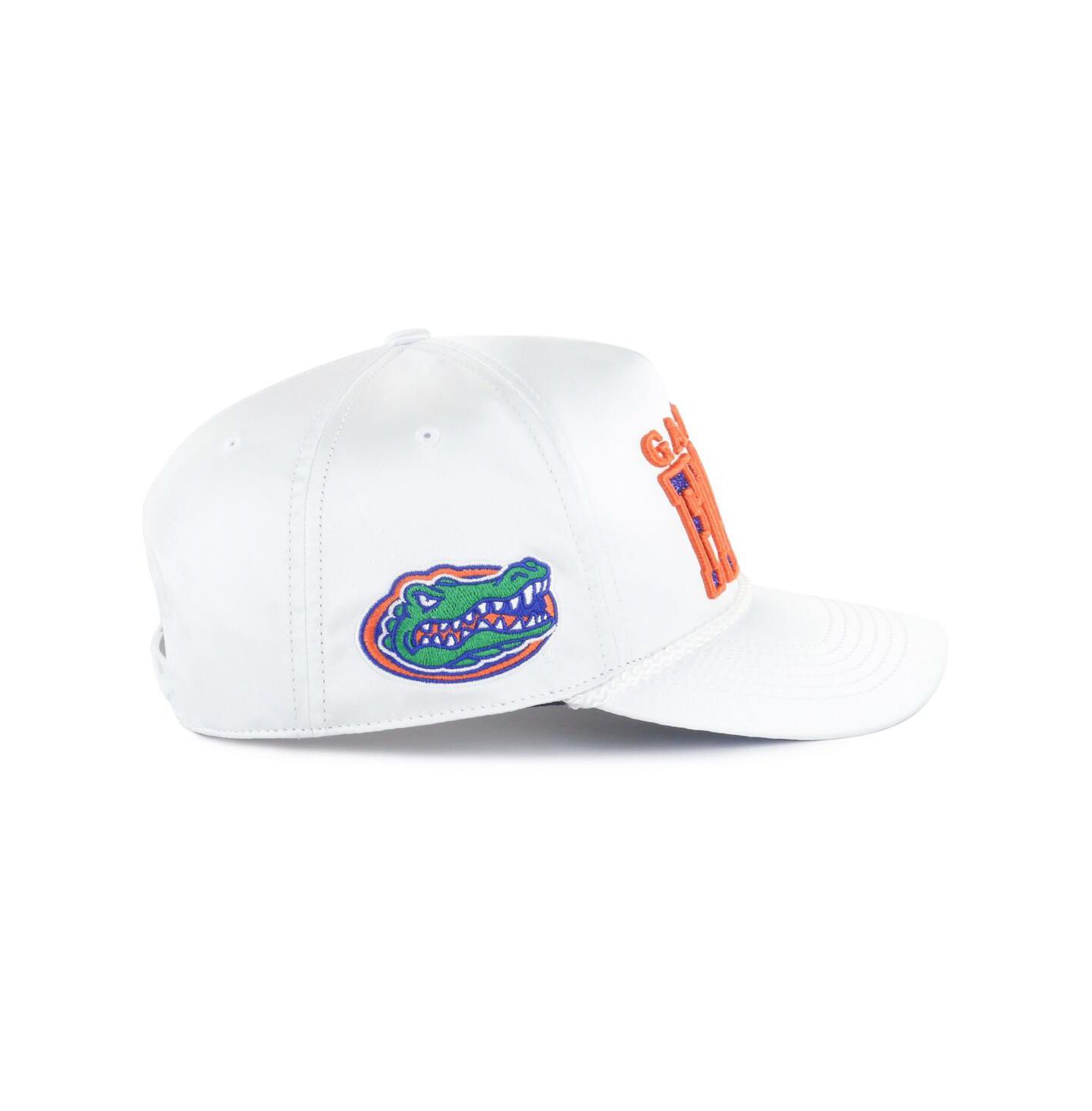 Женская кепка '47 Brand Brand White Florida Gators Outspoken Hitch Adjustable Hat — фото 2