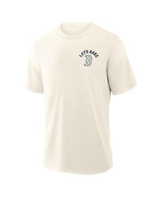 Men's Cream Boston Red Sox Nostalgia Stadium Slub T-Shirt