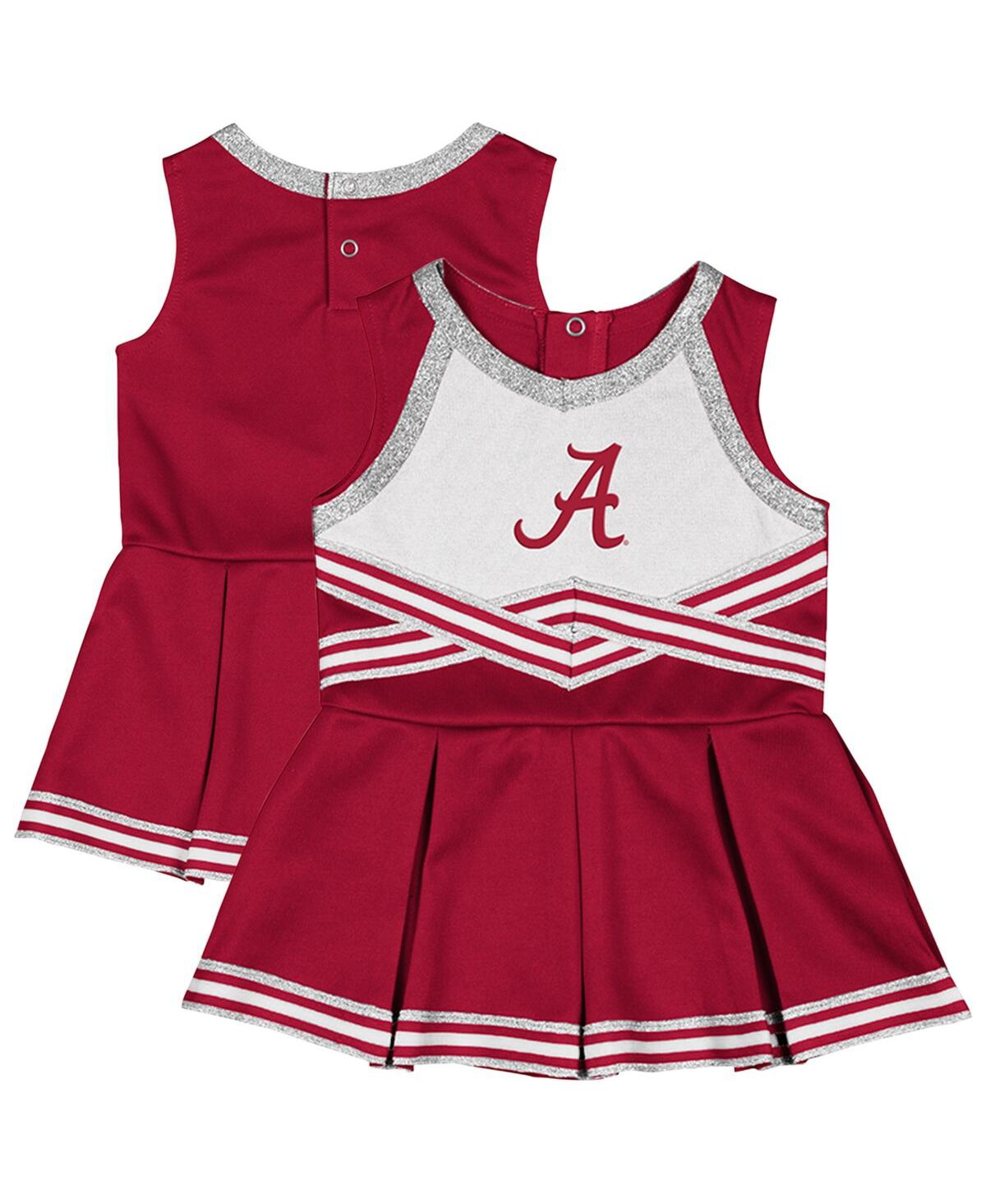 Colosseum Girls Baby Boys and Crimson Alabama Tide Lollipop Park Cheer Dress