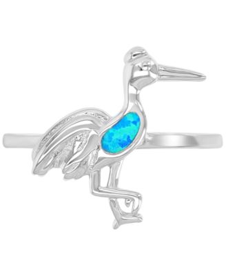 Opal (0.15 ct. t.w.) Ring in Sterling Silver