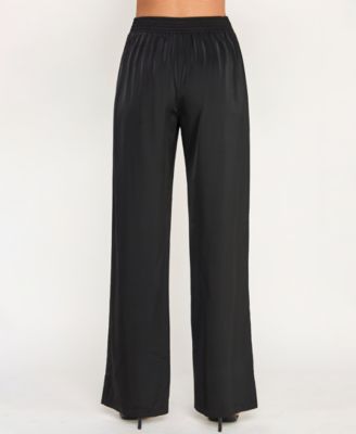 Juniors' Pull-On Wide Leg Pants