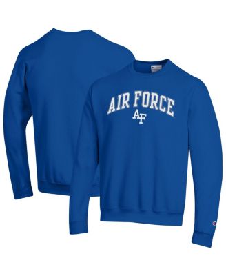 Champion - Men's Royal Air Force Falcons Arch Over Logo Pullover Sweatshirt