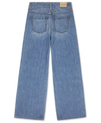 Girls' High-Rise Ultra-Wide Leg Jeans