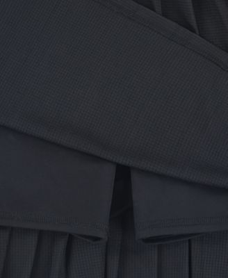 Girls' YPB neoKNIT Half-Zip Pleated Mini Dress