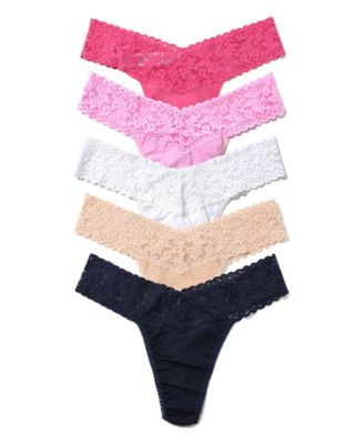 Women's Original Rise 5 Pack Thong Underwear