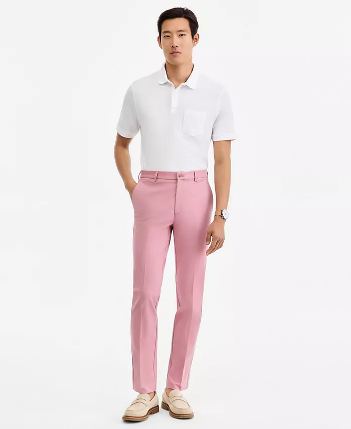 Men's Classic-Fit Cotton-Blend Dress Pants