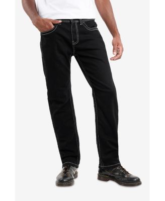 Men's Saddle Stitch Straight Fit Jeans