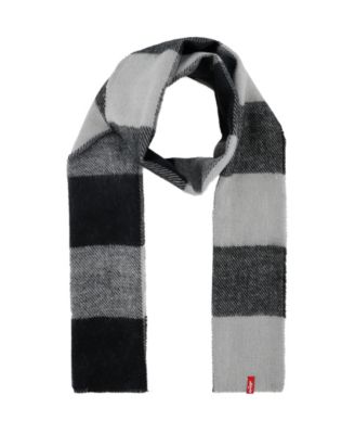 Men's 2-Piece Waffle Knit Beanie and Buffalo Plaid Scarf Gift Set