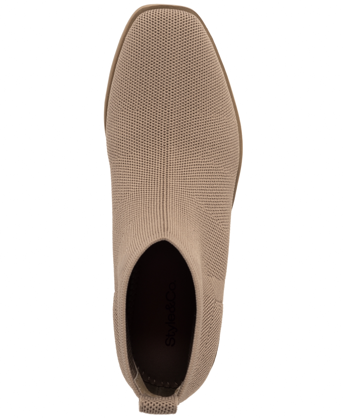 Style & Co Women's Barriee Round Toe Booties, Created For Macy's In Brown
