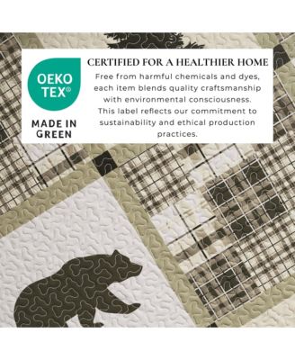 Rustic Lodge All-Season 3 Pc Quilt Set