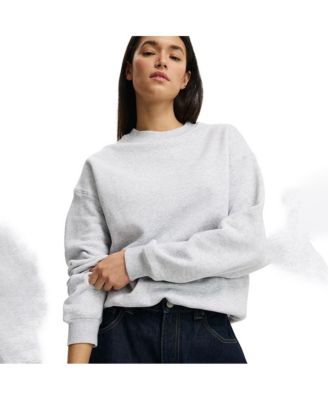 Women's Oversized Fleece Sweatshirt