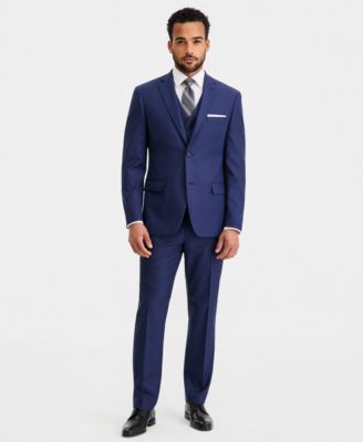 Men's Slim-Fit Stretch Solid Suit Separates