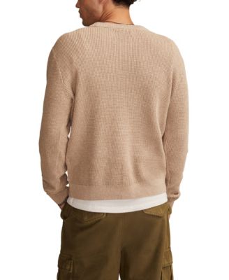 Men's Waffle Crewneck Sweater