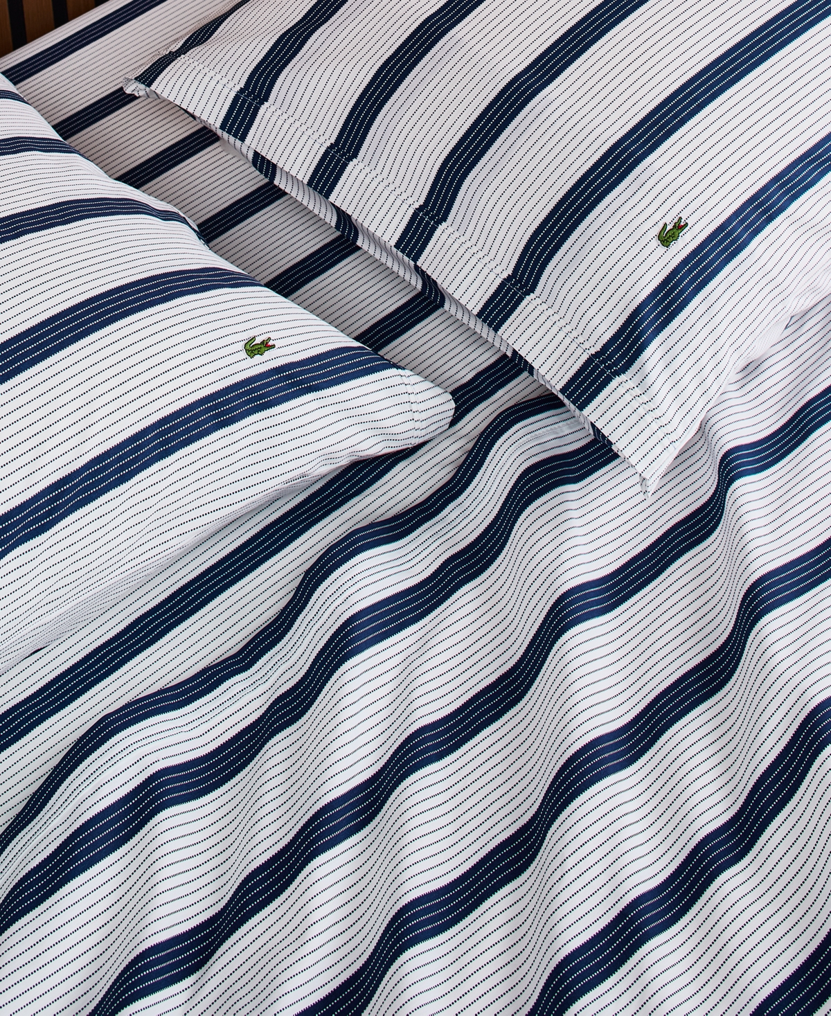 Lacoste Home Lacoste Mini Geo Logo 200-thread Count Cotton 4-pc. Sheet Set, Queen