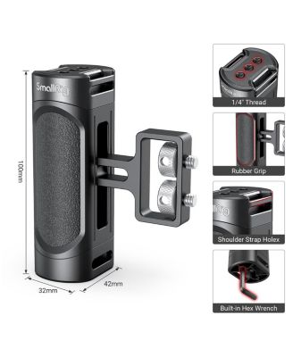 Mini Side Handle with 1/4"-20 Screws