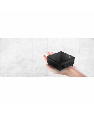 Cubi 5 12M-286US Mini Desktop Computer, Intel Core i5-1235U 1.3GHz, 16GB RAM, 1TB SSD, Windows 11 Home, Black