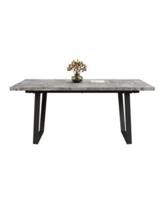 62.9 inch wooden Modern 6-Person Dining Table