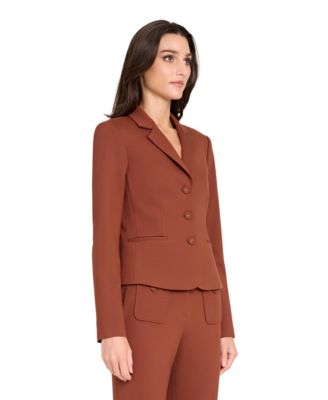 Women's Notch Collar Short Jacket