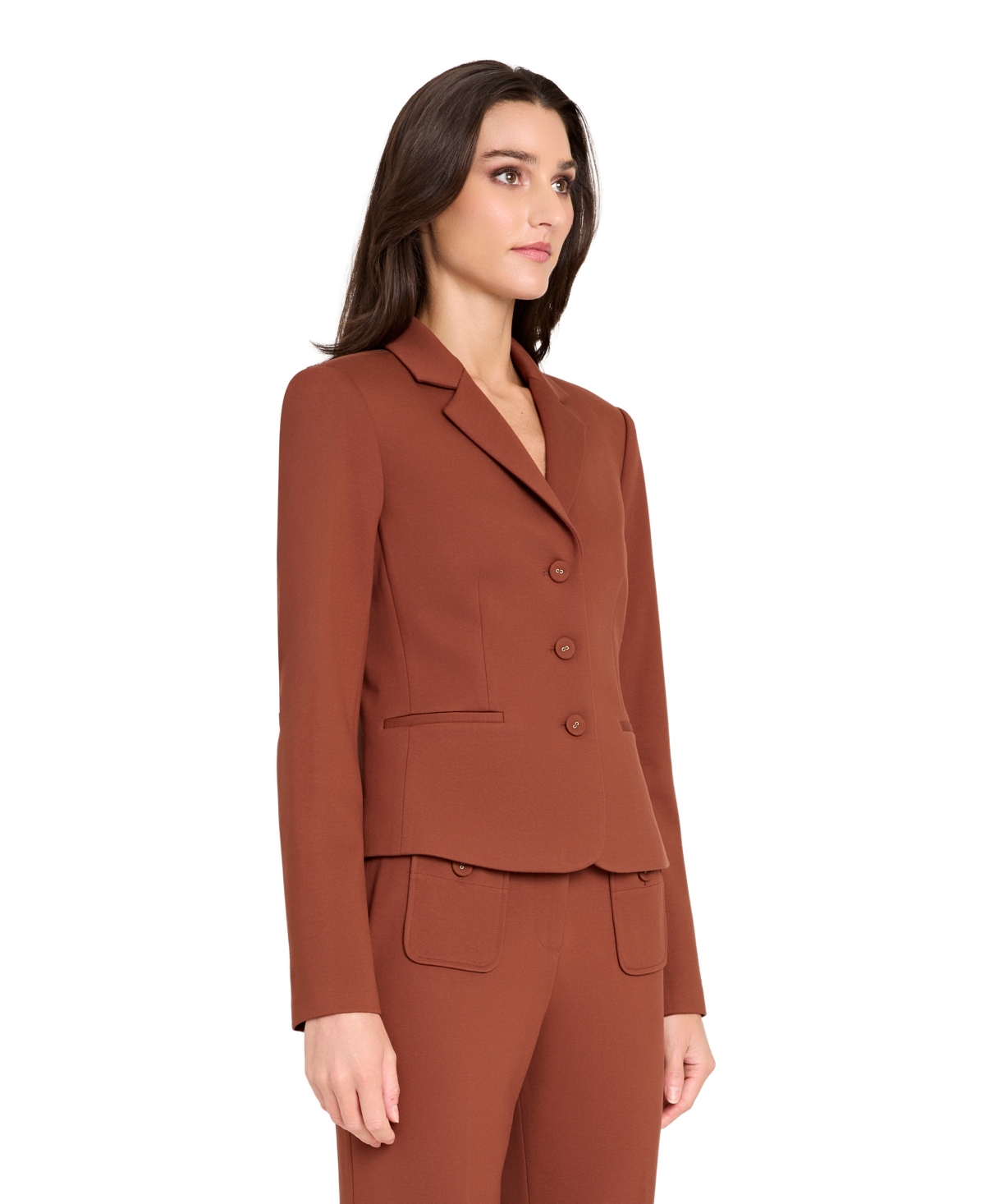 Tahari Asl Women's and Petite Notch Collar Short Jacket, Regular &