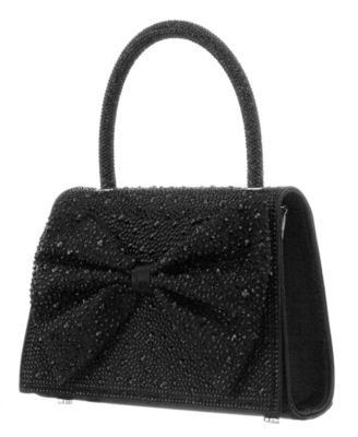 Crystal Magnetic Snap Satchel Bag