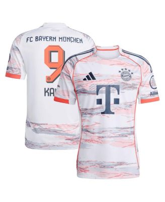 adidas - Men's Harry Kane White Bayern Munich 2025/26 Away Replica Player Jersey
