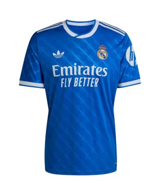 Men's Vinicius Junior Blue Real Madrid 2025/26 Third Replica Player Jersey