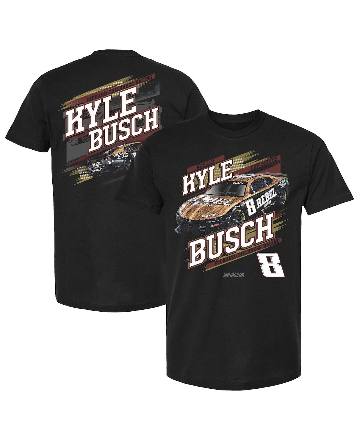 Richard Childress Racing Team Collection Men's Black Kyle Busch Cheddar's Car T-shirt In Black