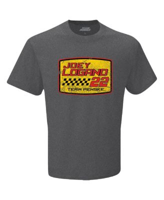 Men's Heather Charcoal Joey Logano T-Shirt