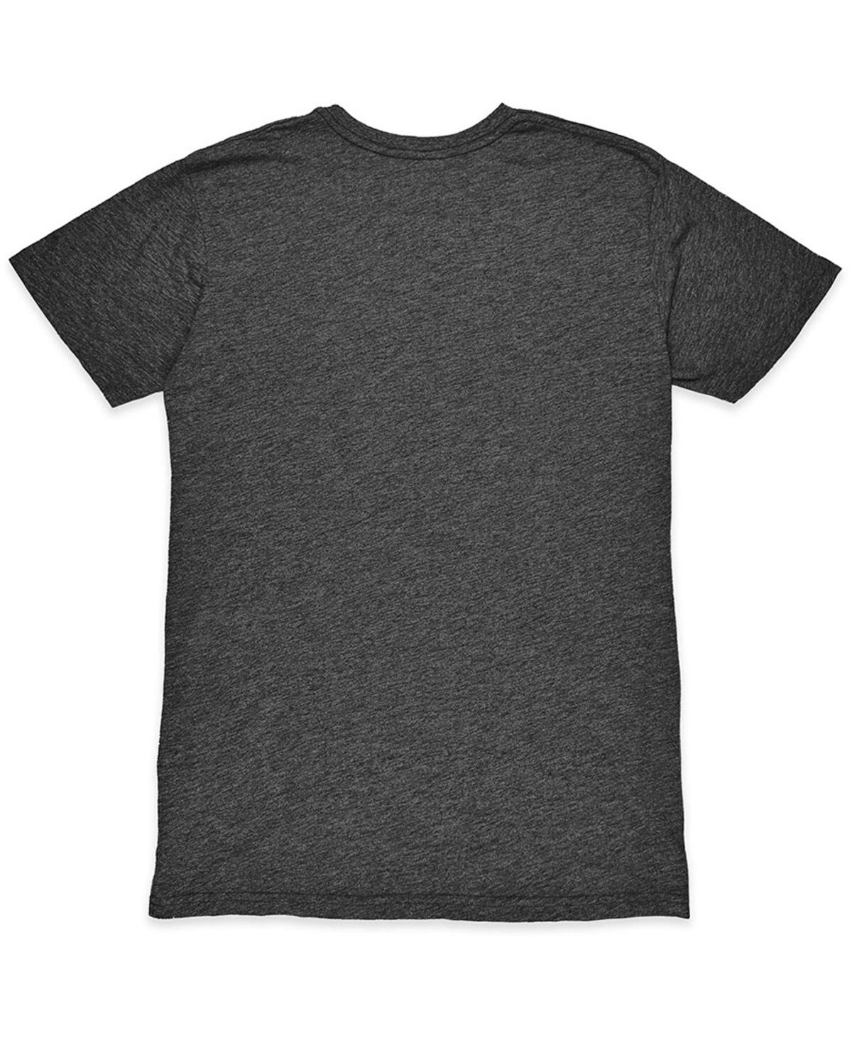 1863fc Men's Heather Black Celtic Mono Crest Twisted Tri-blend Slub T-shirt In Black