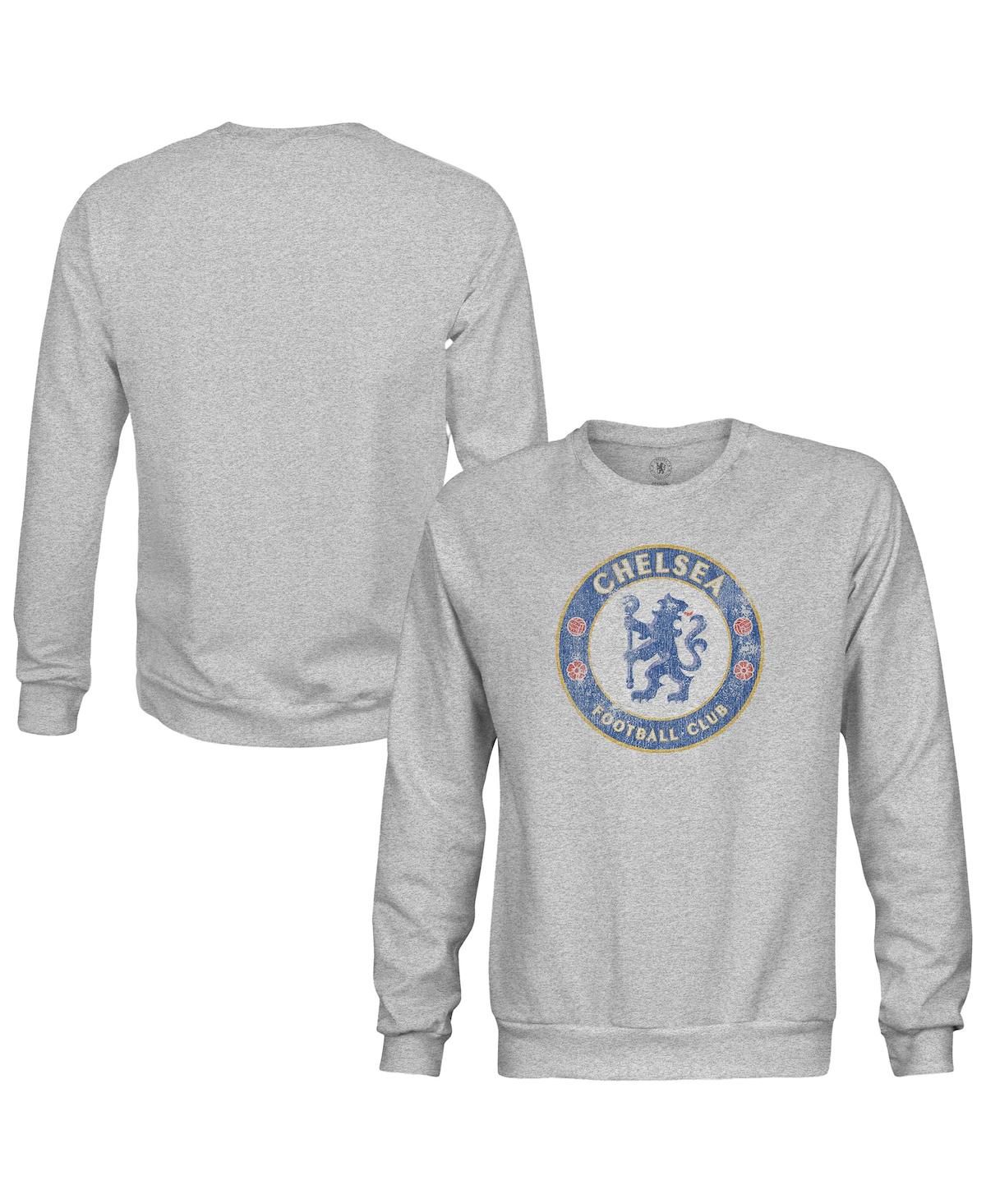 Мужской вересково-серый пуловер 