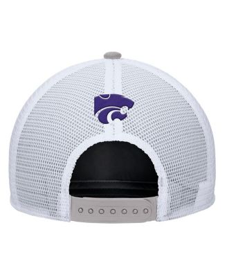 Men's Pewter Kansas State Wildcats 2025 On-Field Rise Trucker Performance Adjustable Hat
